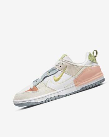 White / Light Nike Dunk Disrupt 2 Women's Sneakers | CA_2673