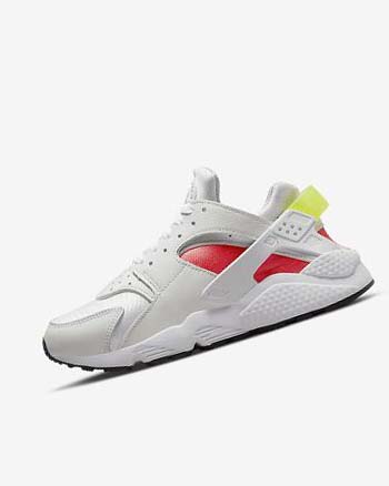 White / Light Red / Black Nike Air Huarache Women's Sneakers | CA_4942
