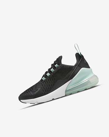 White / Mint / Black Nike Air Max 270 Boys' Casual Shoes | CA_1198
