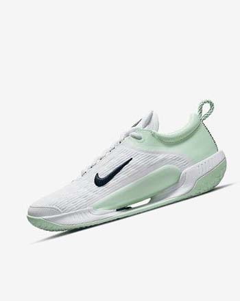 White / Mint / Obsidian Nike Court Zoom NXT Women's Tennis Shoes | CA_3001