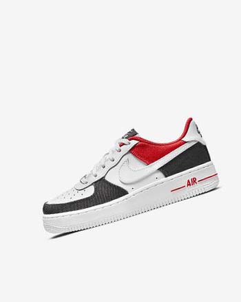 White / Navy / Red / White Nike Air Force 1 LV8 Boys' Sneakers | CA_2515