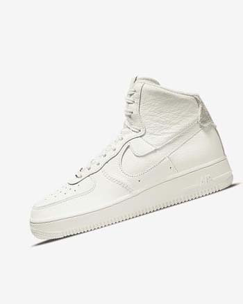 White Nike Air Force 1 Sculpt Women's Sneakers | CA_2565