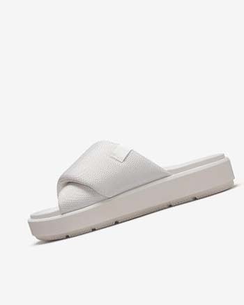 White Nike Jordan Sophia Women's Slides | CA_4933