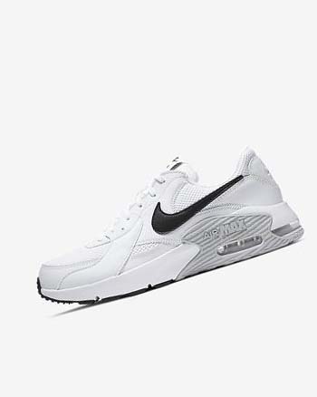 White / Platinum / Black Nike Air Max Excee Men's Sneakers | CA_5391