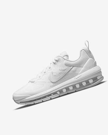 White / Platinum / White Nike Air Max Genome Women's Casual Shoes | CA_1140