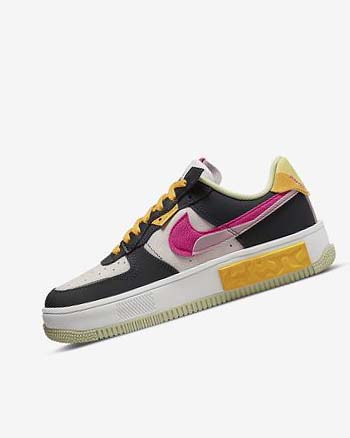 White / Purple / Pink Nike Air Force 1 Fontanka Women's Sneakers | CA_3152