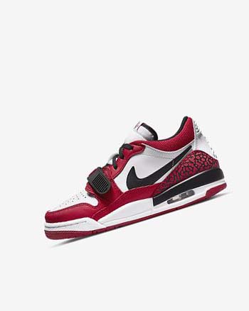 White / Red / Black Nike Air Jordan Legacy 312 Low Boys' Basketball Shoes | CA_2335
