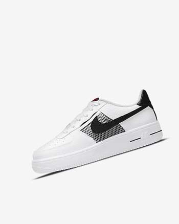 White / Red / White / Black Nike Air Force 1 LV8 Girls' Sneakers | CA_4609