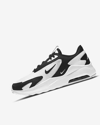 White / White / Black Nike Air Max Bolt Men's Sneakers | CA_4849