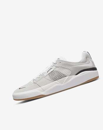 White / White / Black / White Nike SB Ishod Wair Women's Skate Shoes | CA_2610