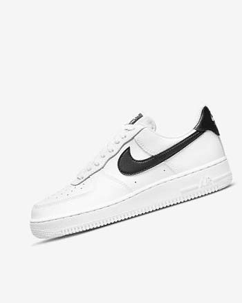 White / White / White / Black Nike Air Force 1 '07 Women's Sneakers | CA_2569