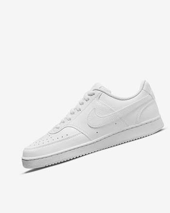 White / White / White Nike Court Vision Low Next Nature Women's Sneakers | CA_2540