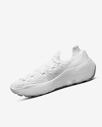White / White / White / Platinum Nike Space Hippie 04 Women's Sneakers | CA_4768