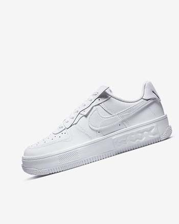 White / White / White / White Nike Air Force 1 Fontanka Women's Sneakers | CA_2557