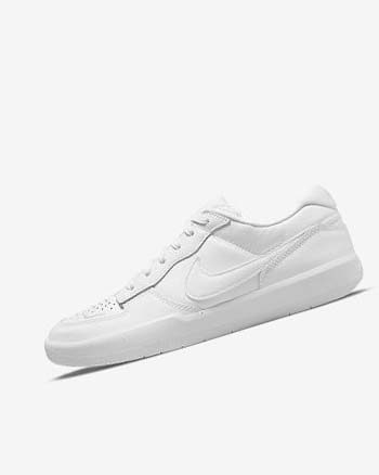 White / White / White / White Nike SB Force 58 Premium Women's Skate Shoes | CA_2787